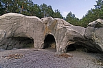 Sandsteinh&ouml;hlen der Burg Regenstein bei Blankenburg im Harz